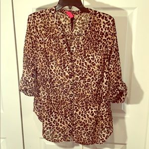 Cheetah Button-Down